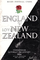England v New Zealand 1954 rugby  Programmes